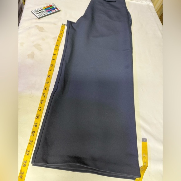 ACHRO Navy Wide Leg crop Pants size S. - Picture 11 of 11